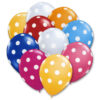 Polka Dot Balloons with ribbion - Image 4