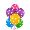 Polka Dot Balloons with ribbion - Image 2