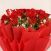 12 Red Rose Romance Bouquet - Image 2