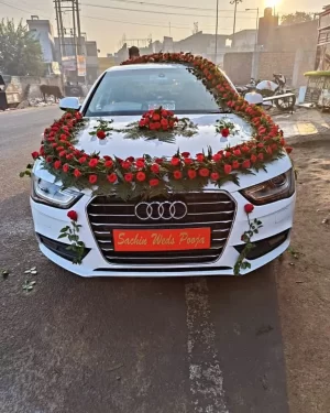 Roses Wedding Car Decoration Near Me