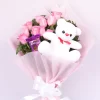 Wonderful Pink Roses Bouquet - Image 2